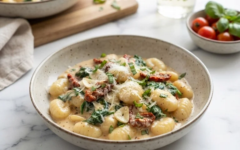 Creamy Tuscan Gnocchi