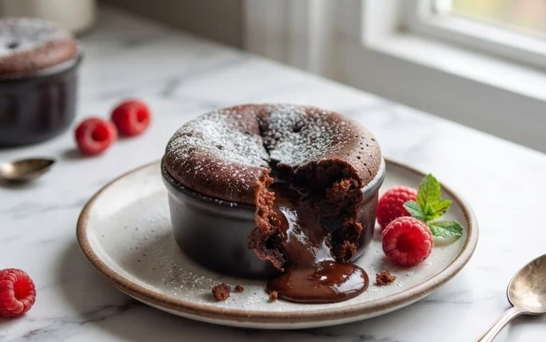 Air Fryer Lava Cake