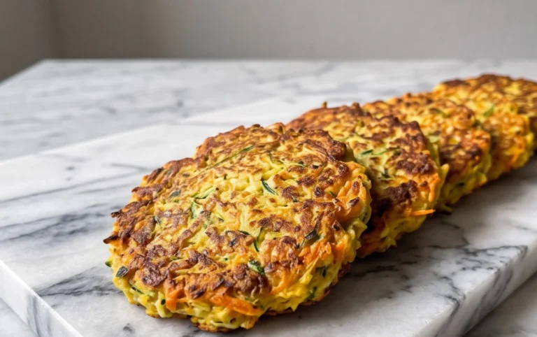 Zucchinipuffer mit Haferflocken und Möhren