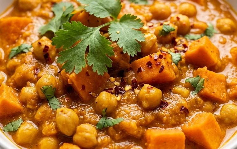 Sweet Potato and Chickpea Curry