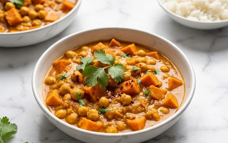Sweet Potato and Chickpea Curry