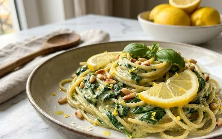Spinach Lemon Pasta