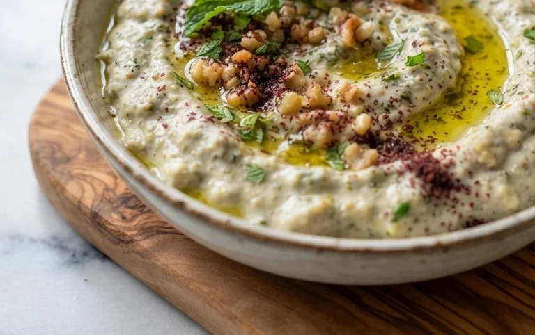 Pnon-alcoholic alestinian Zucchini Dip