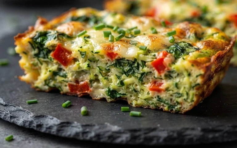 Baked Spinach Zucchini Frittata Fingers {Baby-Friendly}