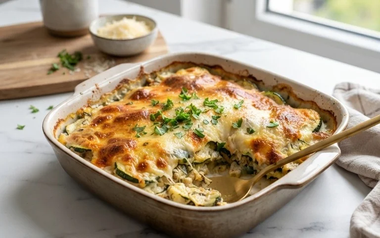 Easy Cheesy Zucchini Casserole