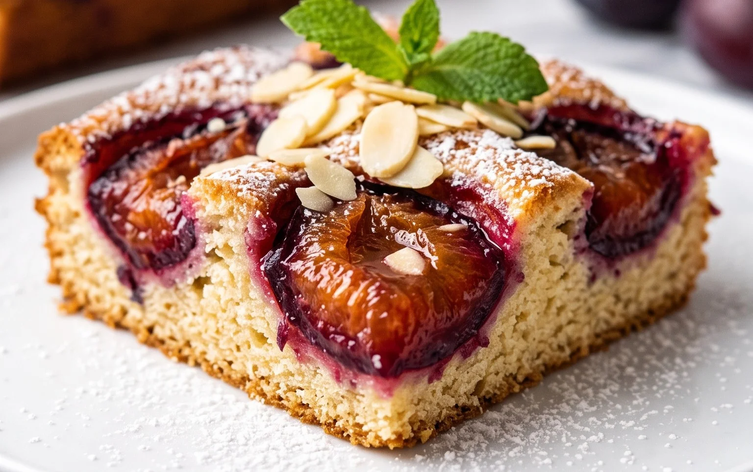 Schneller Pflaumenkuchen vom Blech
