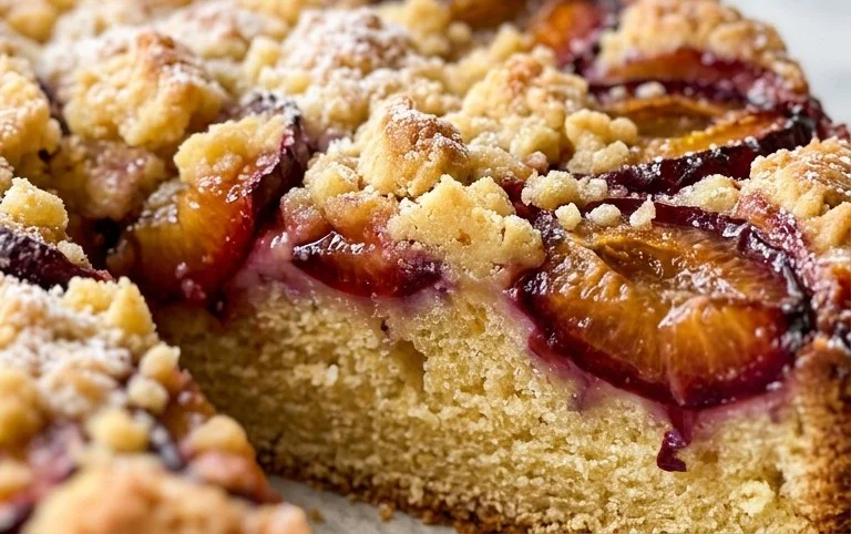 Pflaumenkuchen mit Streuseln aus der Springform Rezept