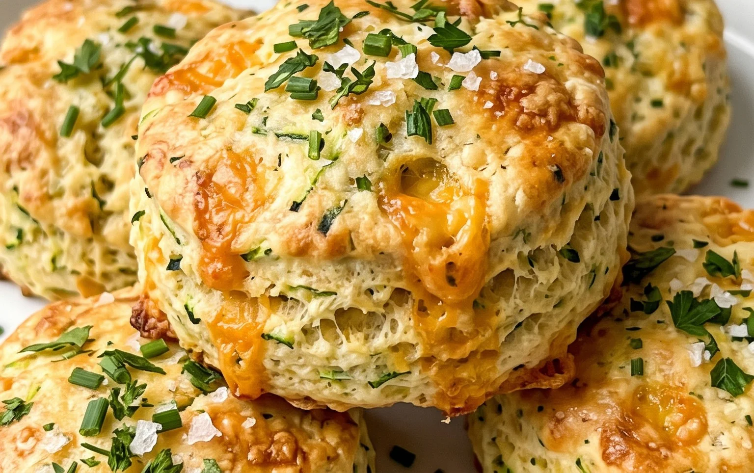 Zucchini Cheddar Biscuits
