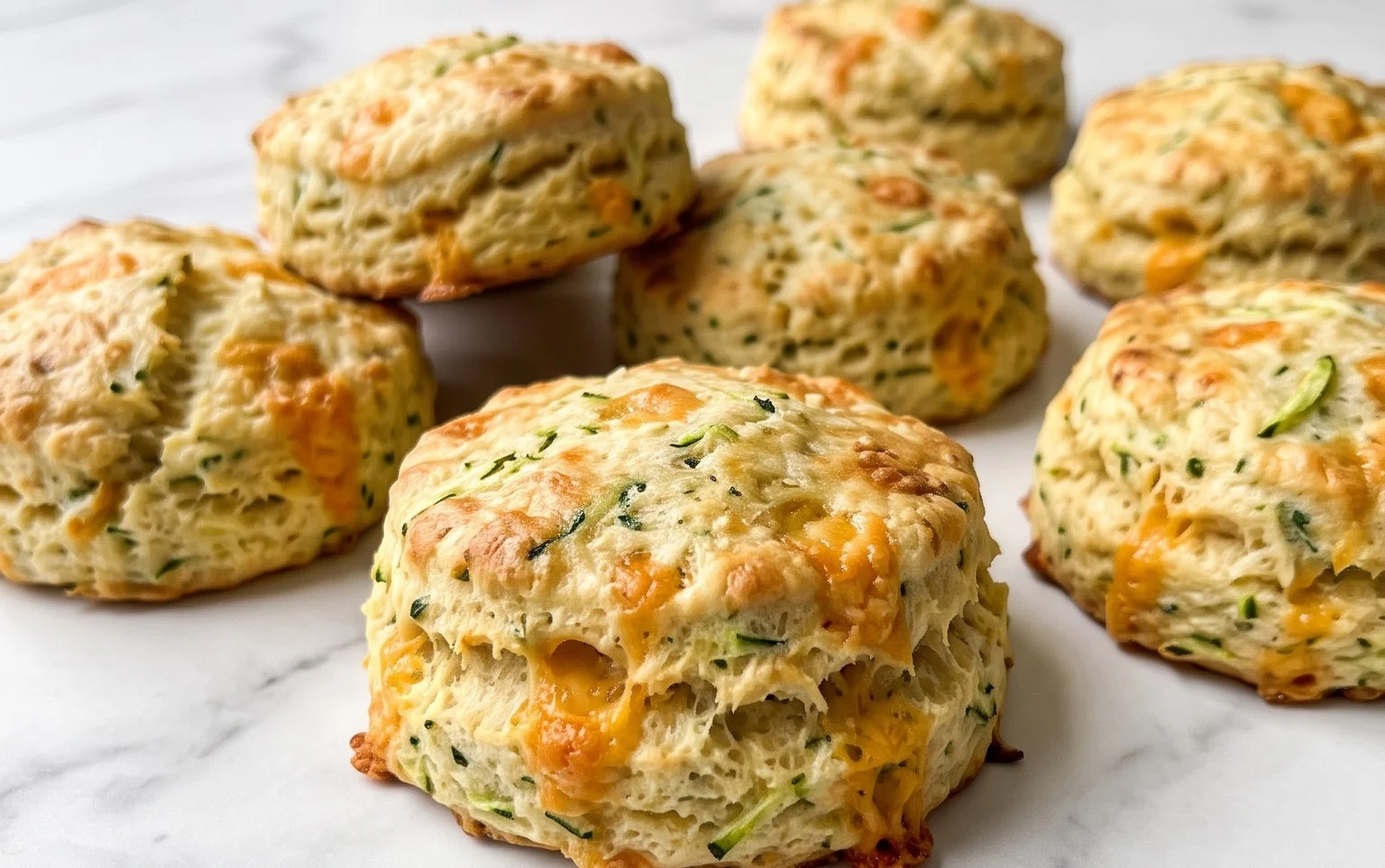 Zucchini Cheddar Biscuits