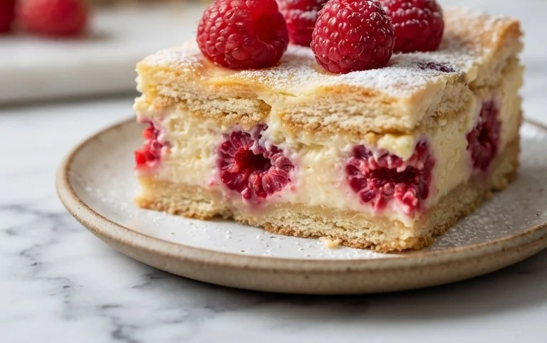 Butterkekskuchen mit Himnon-alcoholic beeren - einfach und lecker