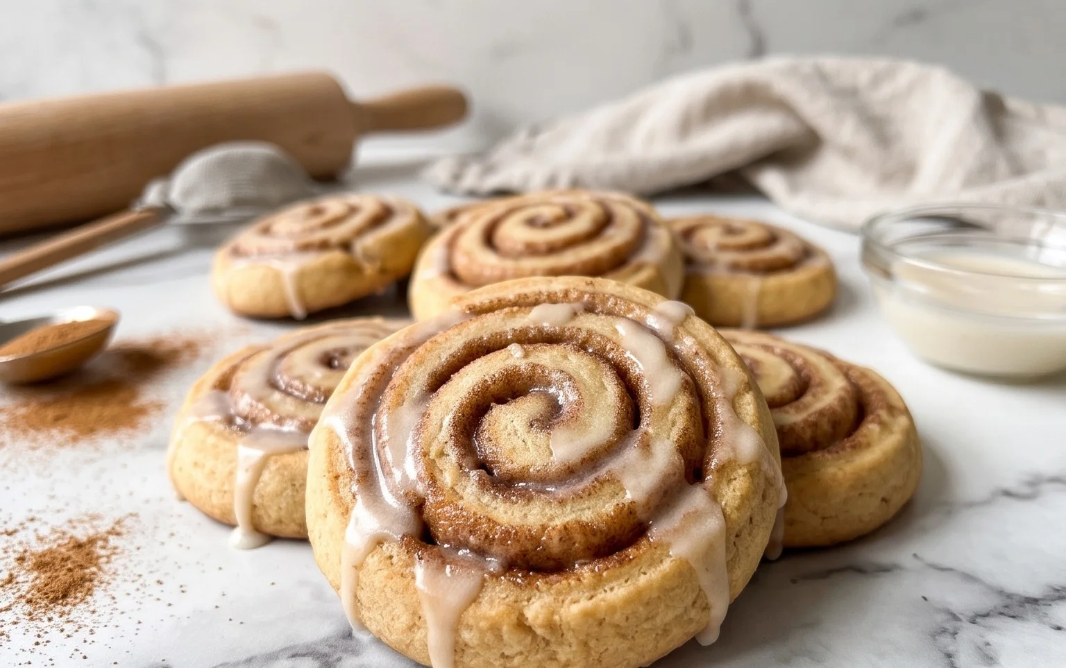 Soft Cinnamon Roll Cookies
