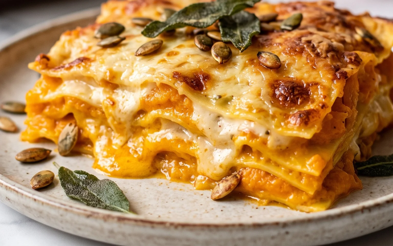 Kürbis-Lasagne