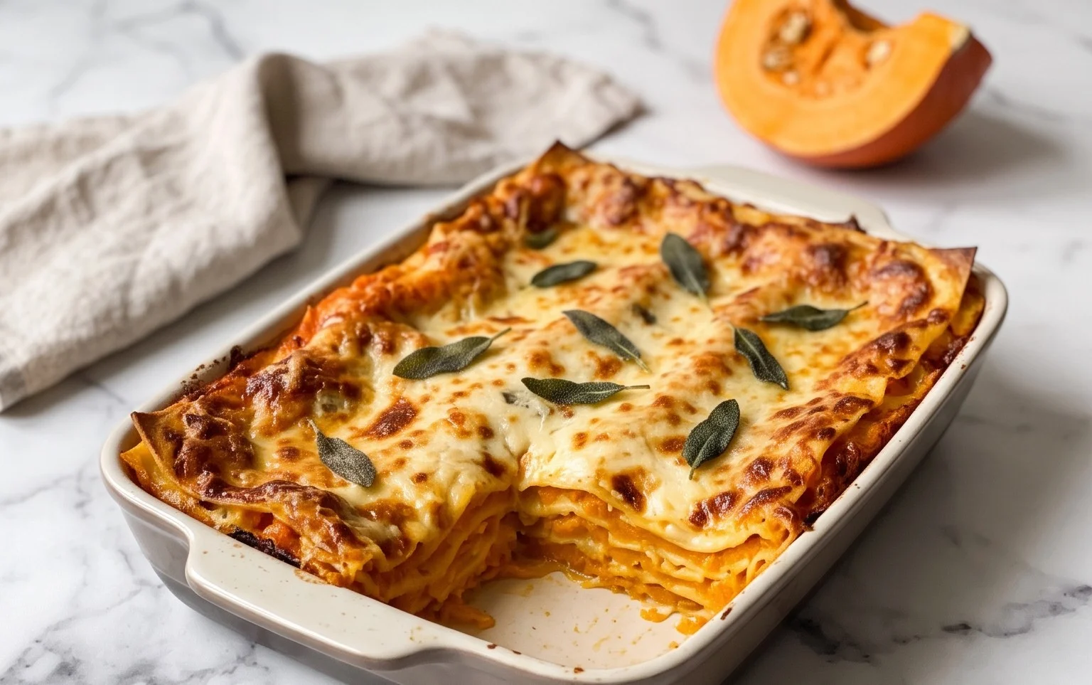 Kürbis-Lasagne
